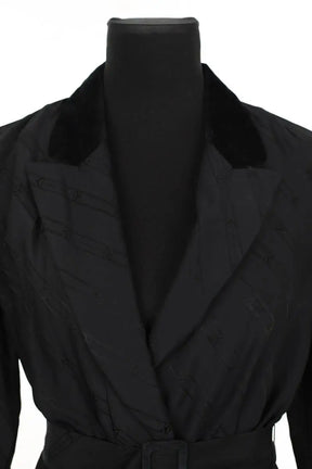 Robe Sandro Noir en Polyester