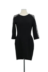Robe Sandro Noir en Polyester, taille M - Seconde Main
