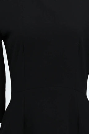 Robe Sandro Noir en Polyester
