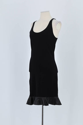 Robe Sandro Noir en Polyester