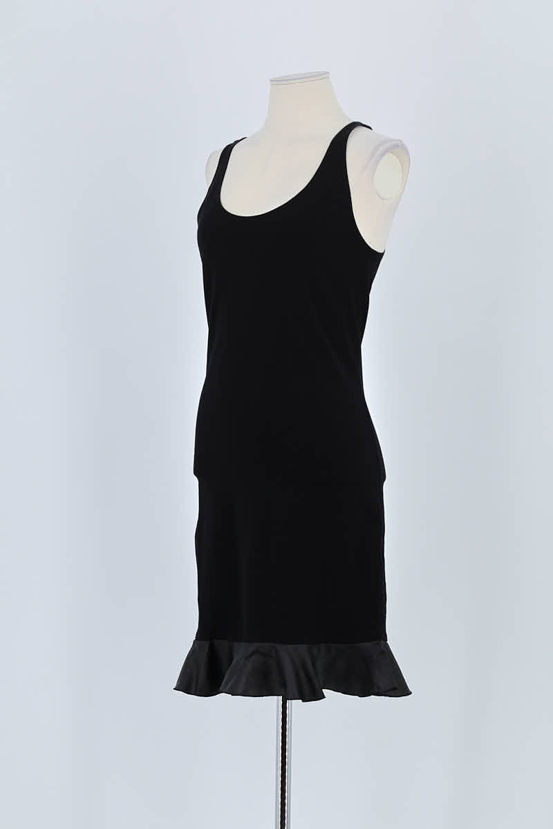 Robe Sandro Noir en Polyester