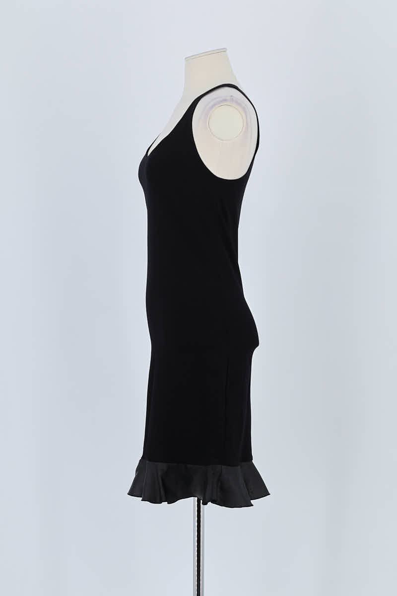 Robe Sandro Noir en Polyester