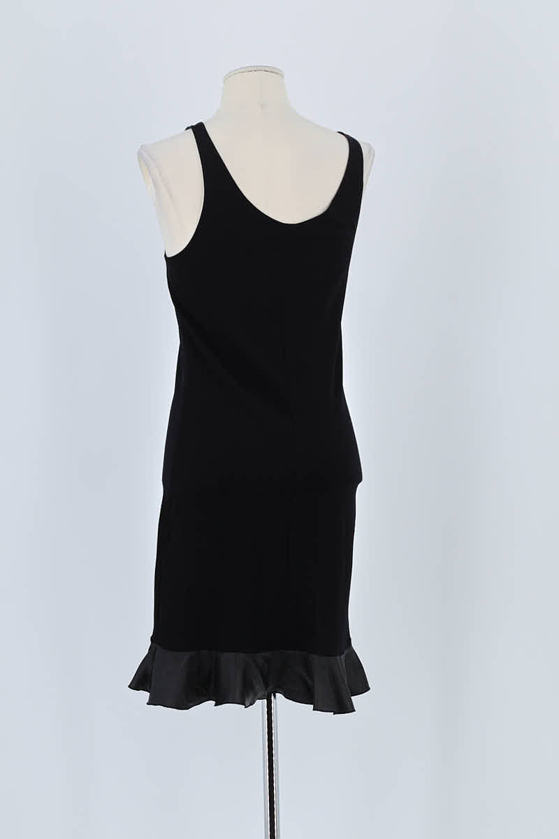 Robe Sandro Noir en Polyester