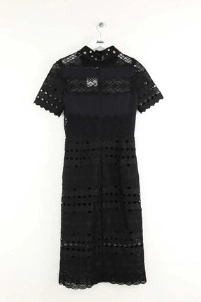 Robe Sandro Noir en Polyester