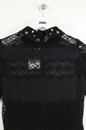 Robe Sandro Noir en Polyester