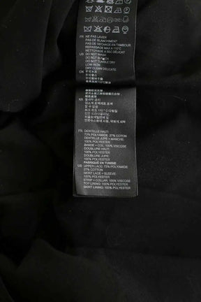 Robe Sandro Noir en Polyester