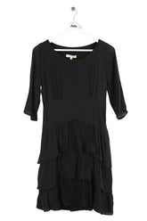 Robe Sandro Noir en Polyester, taille S - Seconde Main