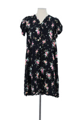 Robe Sandro Noir en Polyester, taille S - Seconde Main