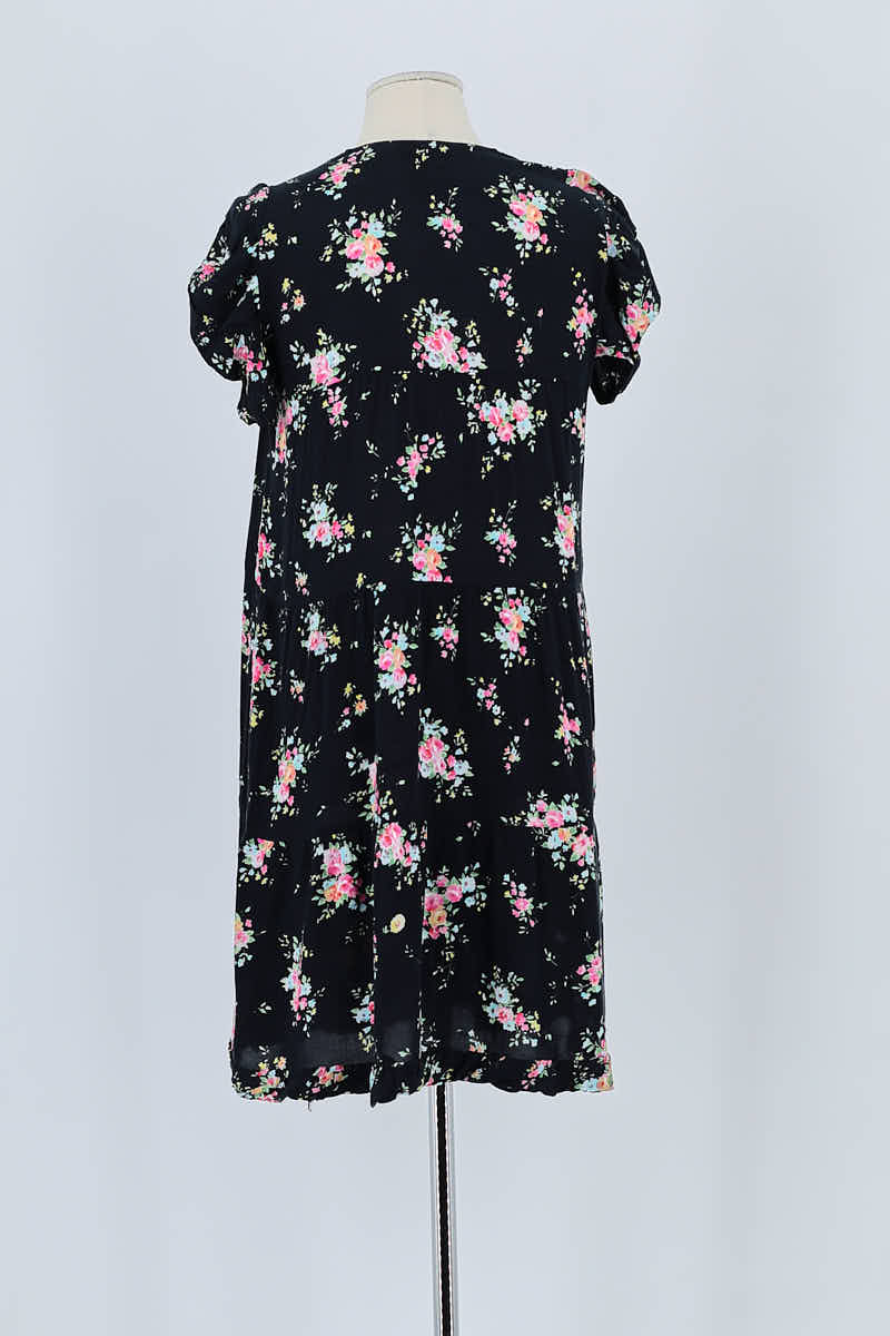 Robe Sandro Noir en Polyester