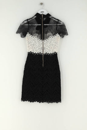 Robe Sandro Noir en Polyester