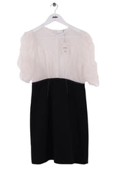 Robe Sandro Noir en Soie, taille M - Seconde Main