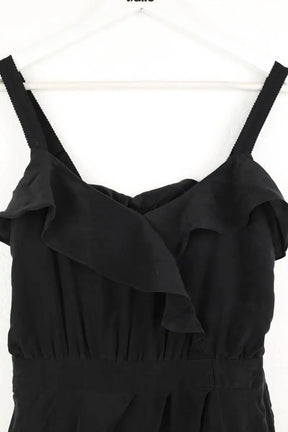 Robe Sandro Noir en Soie