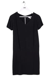 Robe Sandro Noir en Soie, taille S - Seconde Main
