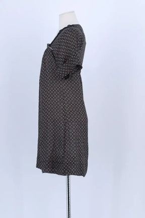 Robe Sandro Noir en Soie