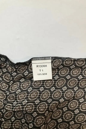 Robe Sandro Noir en Soie