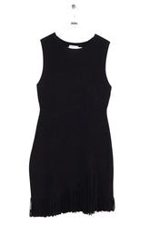 Robe Sandro Noir en Synthétique, taille L - Seconde Main