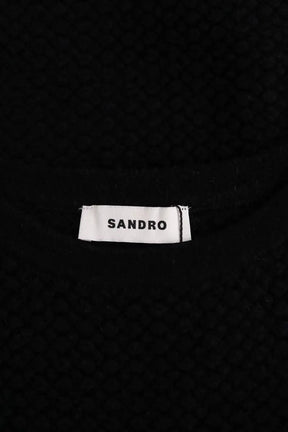 Robe Sandro Noir en Synthétique