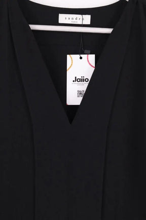 Robe Sandro Noir en Synthétique