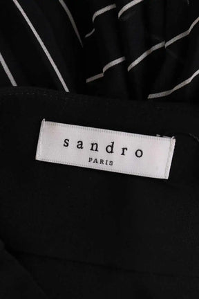 Robe Sandro Noir en Synthétique