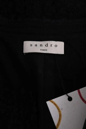 Robe Sandro Noir en Synthétique