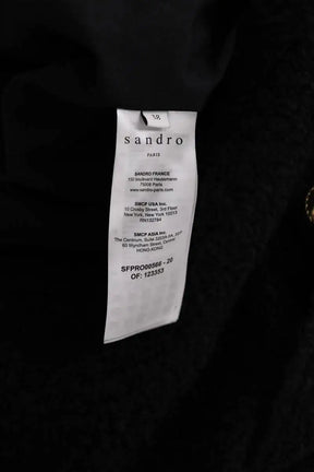 Robe Sandro Noir en Synthétique