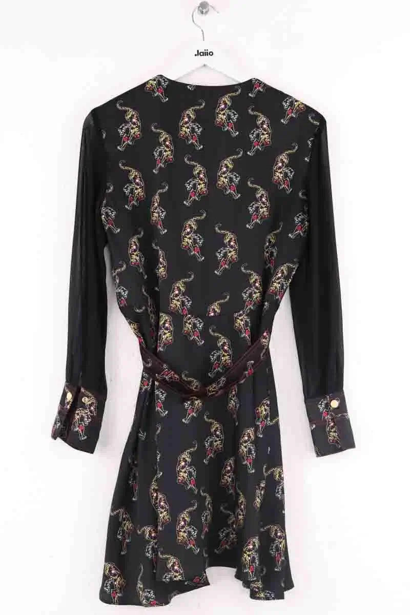 Robe Sandro Noir en Synthétique