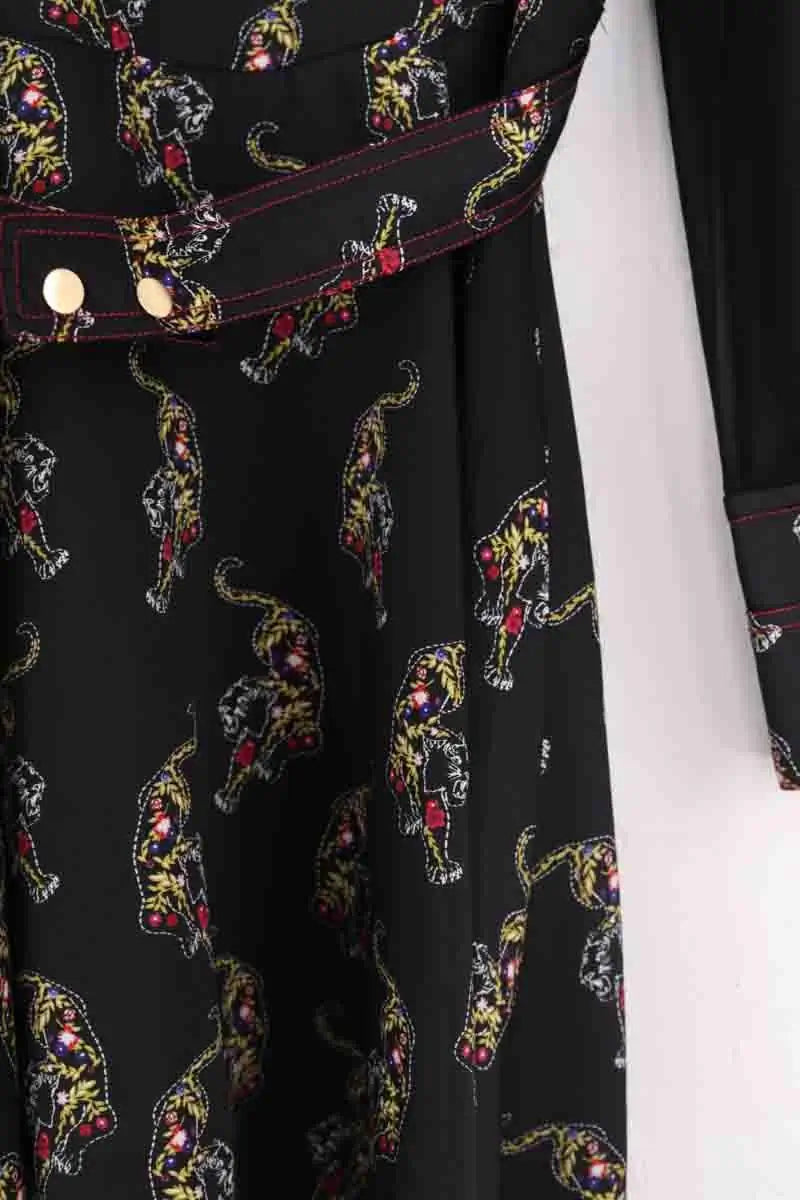 Robe Sandro Noir en Synthétique