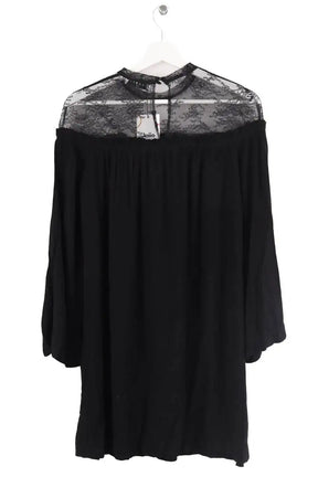 Robe Sandro Noir en Synthétique