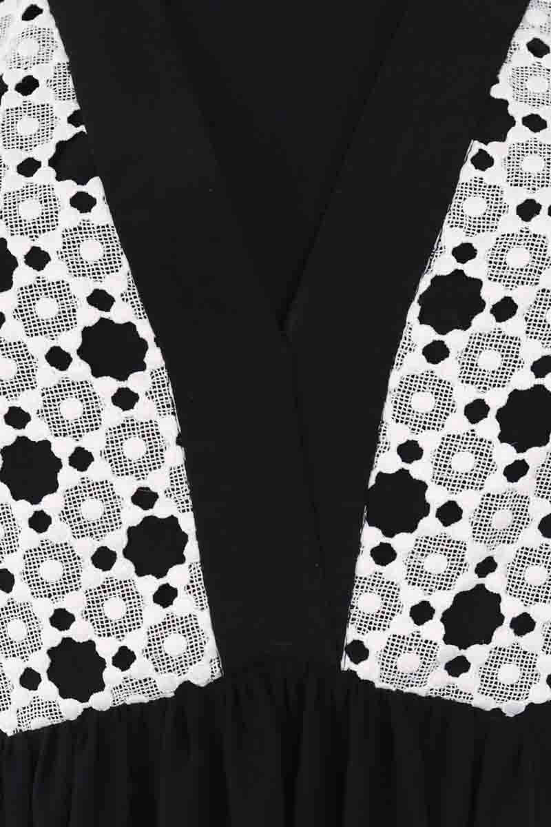 Robe Sandro Noir en Synthétique