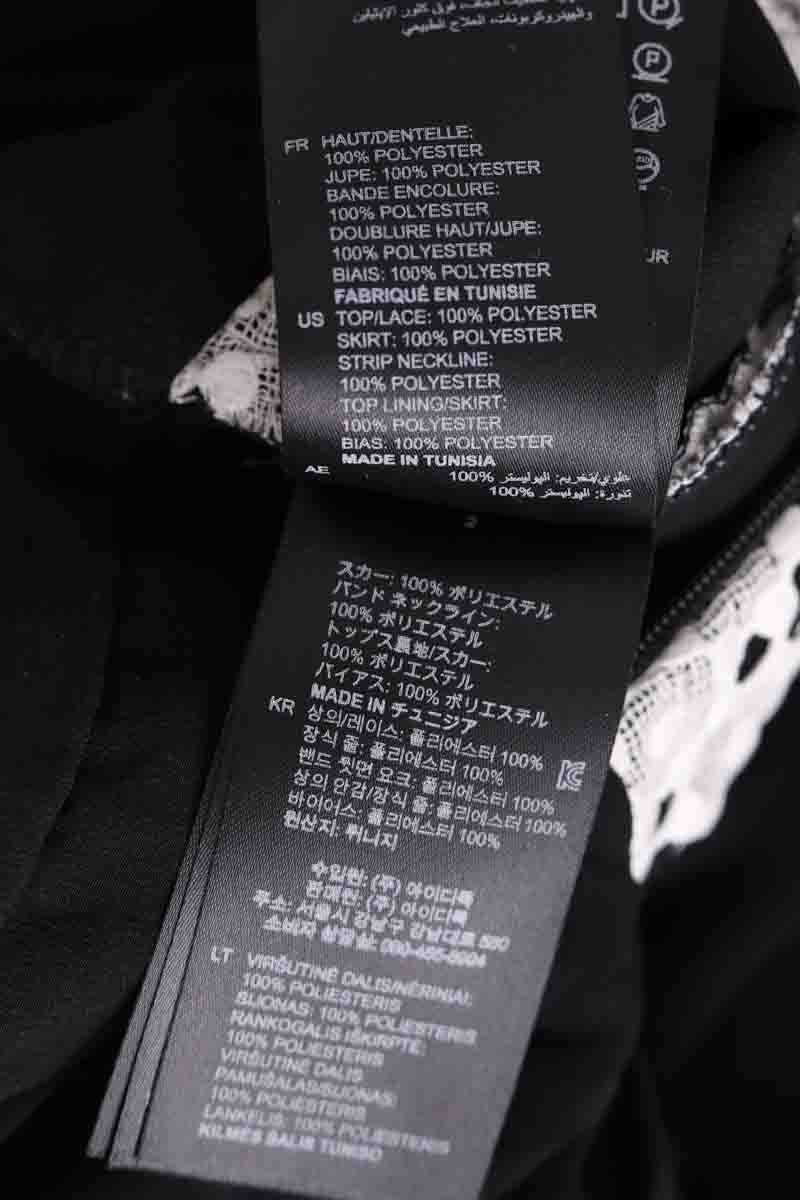 Robe Sandro Noir en Synthétique