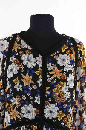 Robe Sandro Noir en Synthétique