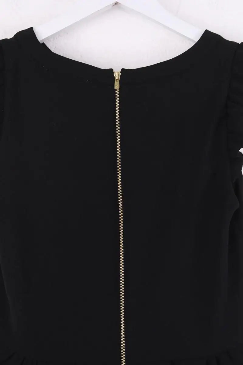 Robe Sandro Noir en Synthétique