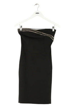 Robe Sandro Noir en Synthétique, taille S - Seconde Main