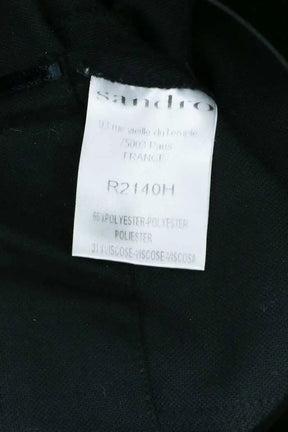 Robe Sandro Noir en Synthétique