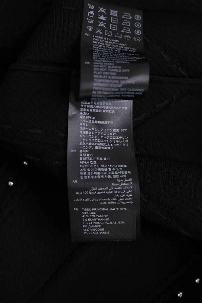 Robe Sandro Noir en Synthétique