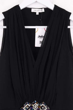 Robe Sandro Noir en Synthétique