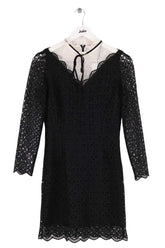 Robe Sandro Noir en Synthétique, taille S - Seconde Main