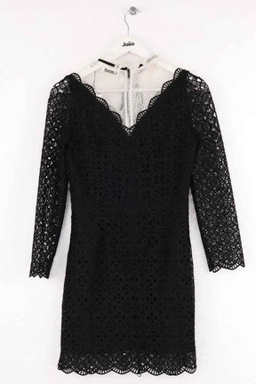 Robe Sandro Noir en Synthétique