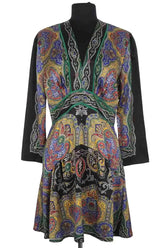 Robe Sandro Noir en Synthétique, taille S - Seconde Main