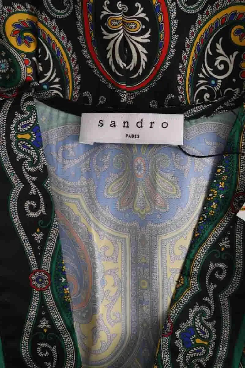 Robe Sandro Noir en Synthétique