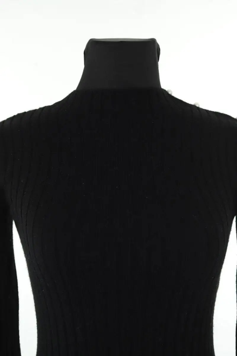 Robe Sandro Noir en Synthétique