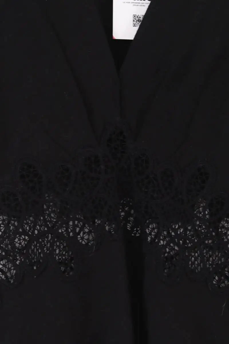 Robe Sandro Noir en Synthétique