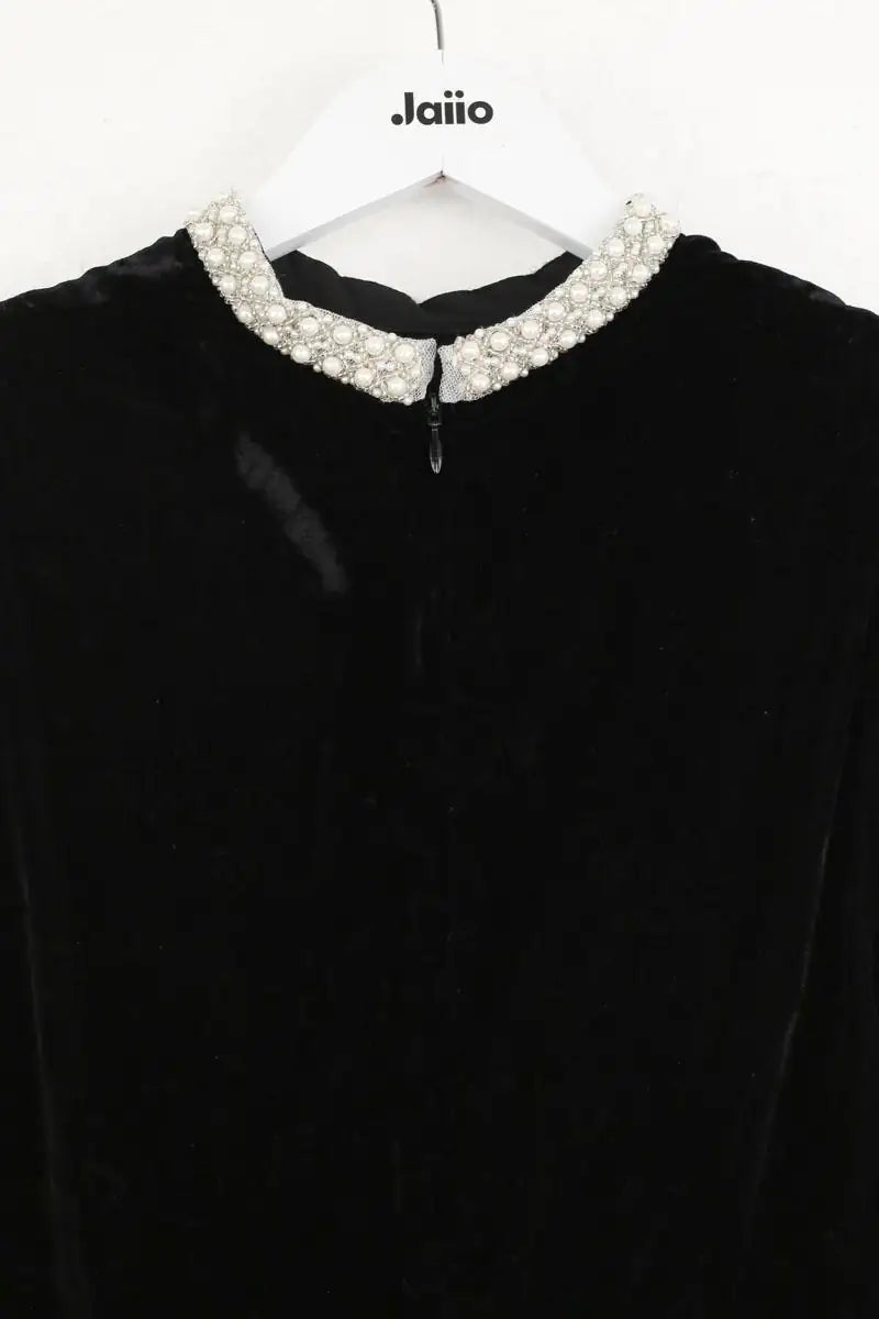 Robe Sandro Noir en Velours