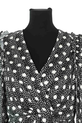 Robe Sandro Noir en Viscose