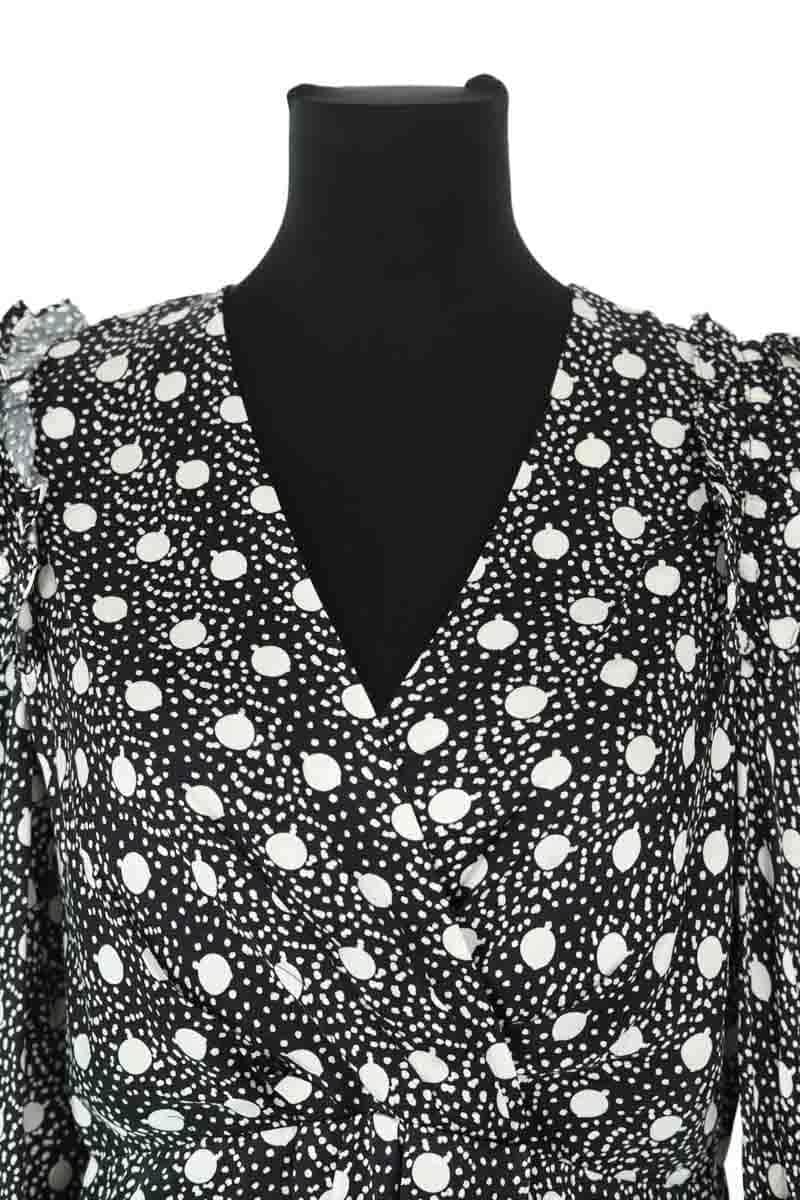 Robe Sandro Noir en Viscose