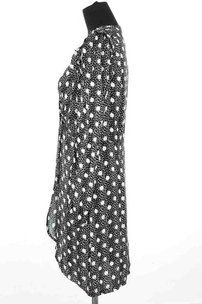 Robe Sandro Noir en Viscose