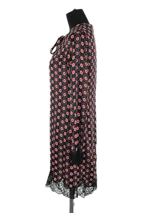 Robe Sandro Noir en Viscose