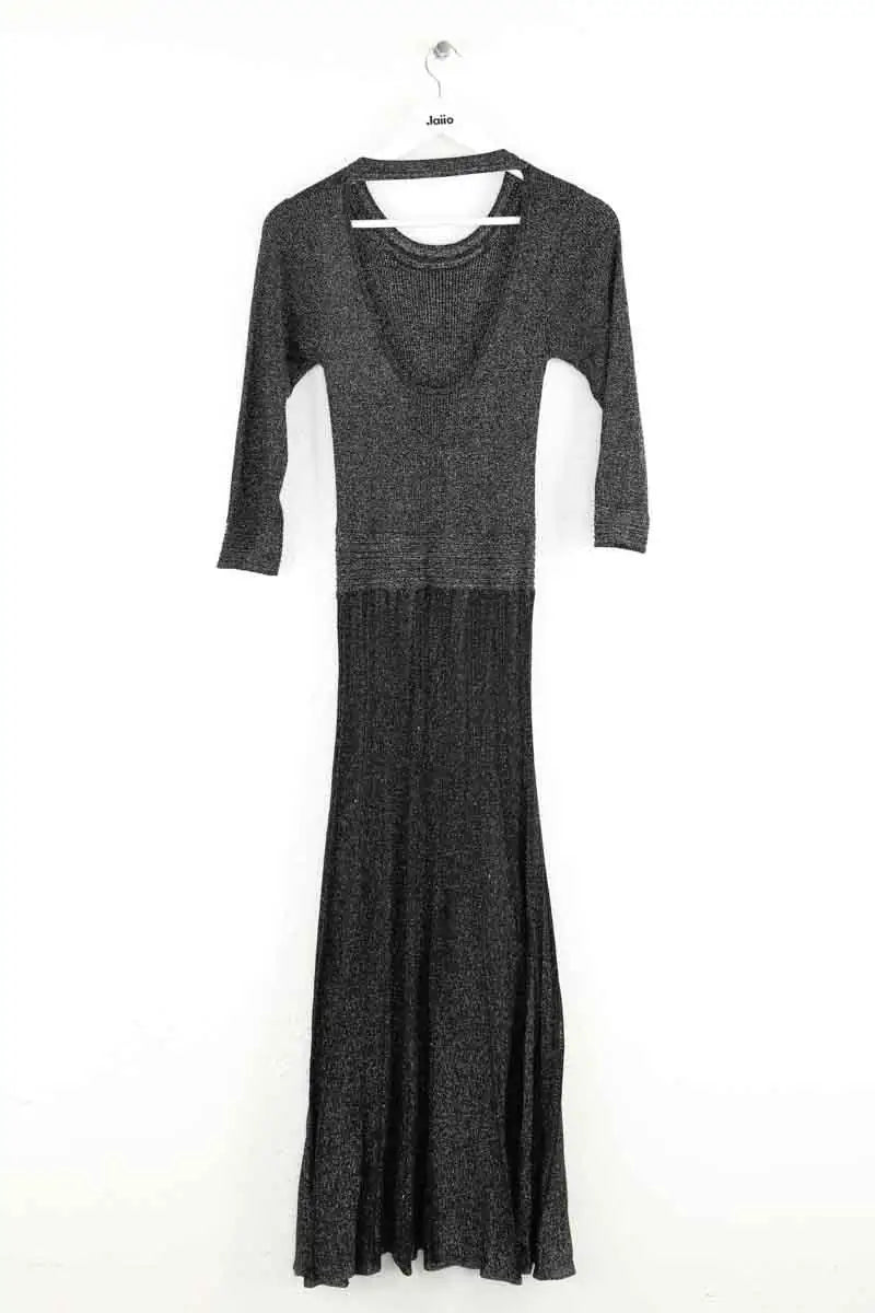 Robe Sandro Noir en Viscose
