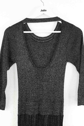 Robe Sandro Noir en Viscose