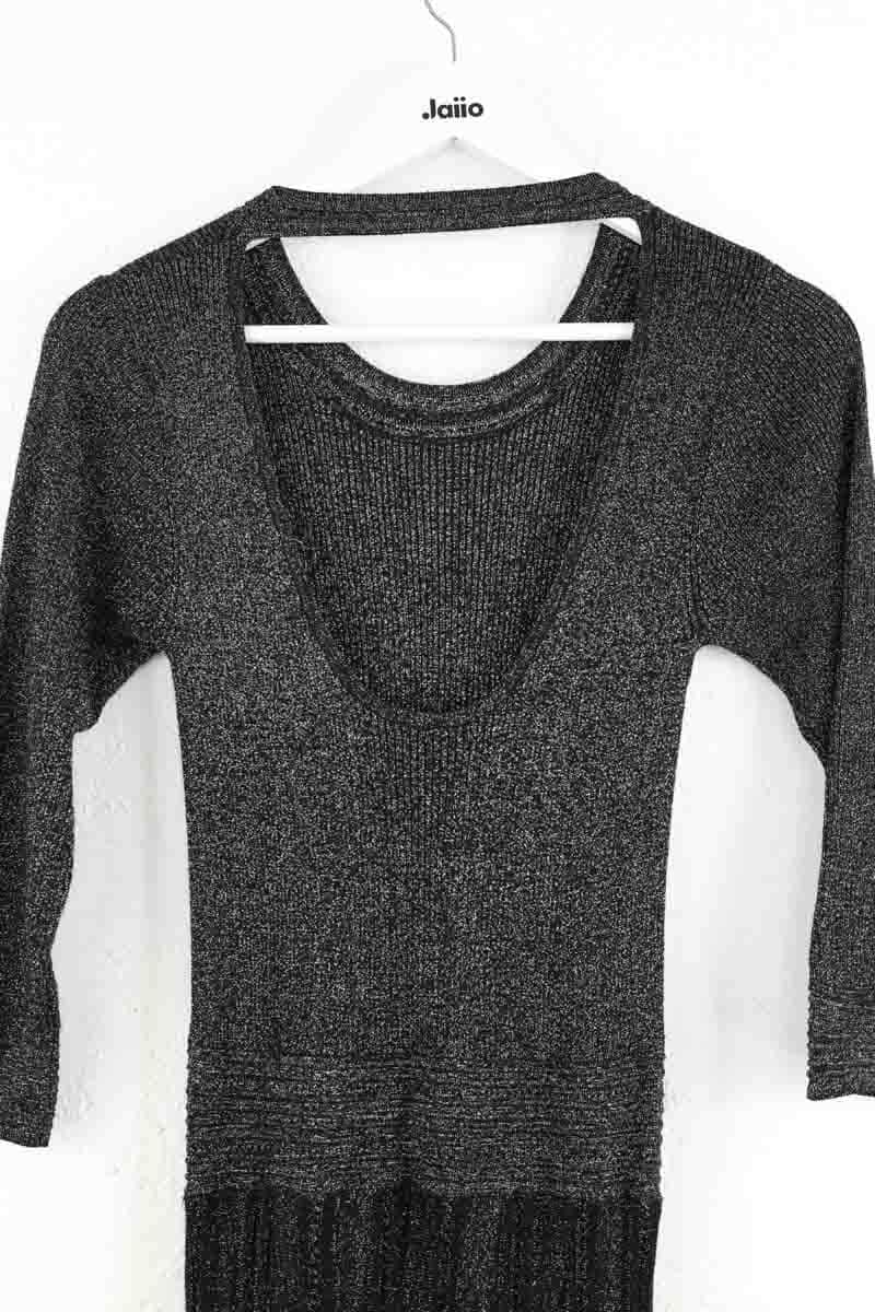 Robe Sandro Noir en Viscose